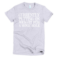 Putting on Weight for a Movie Role Short sleeve women's t-shirt - Thumbnail 3