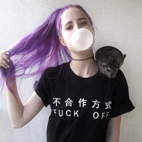 Free Shipping-F**K OFF TEE ( 2 COLOR ) - Thumbnail 1