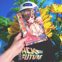 I MISS YOU HAT WHITE-BLUE LOGO - Thumbnail 1