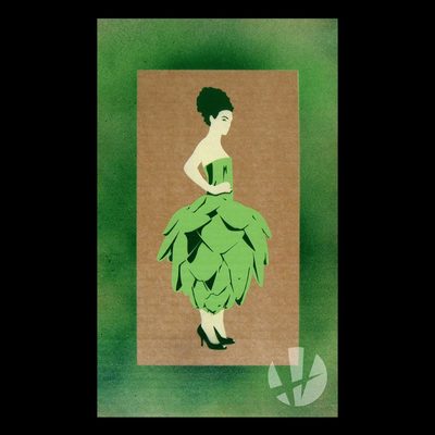 Women in greens: artichoke