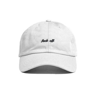 FUCK OFF HAT WHITE