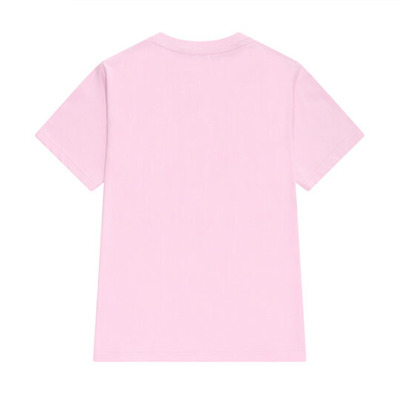 Street goth red rose t shirt in pink