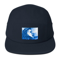 The Look (blue series) - 5 Panel Camper Hat - by Michael David - Thumbnail 2