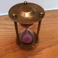 Brass Sand Timer - Thumbnail 1