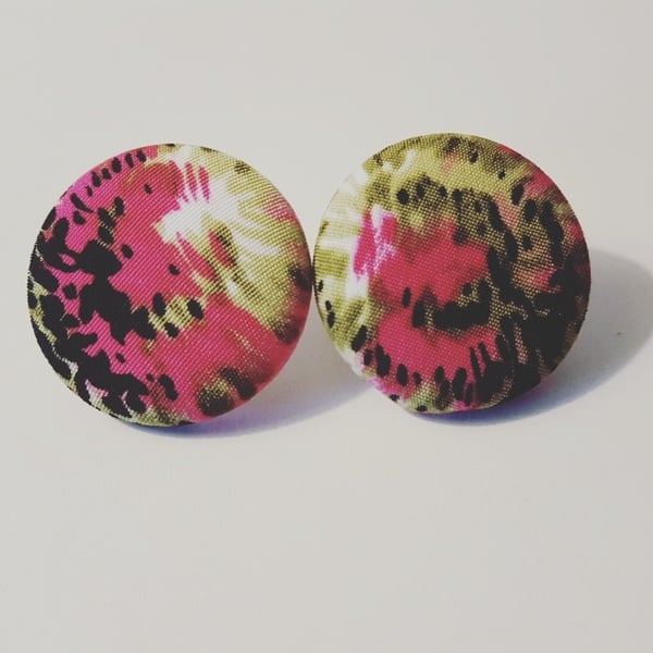 Pink Kiwi Earrings
