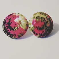 Pink Kiwi Earrings