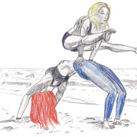 Beach Acro Yoga - Thumbnail 1