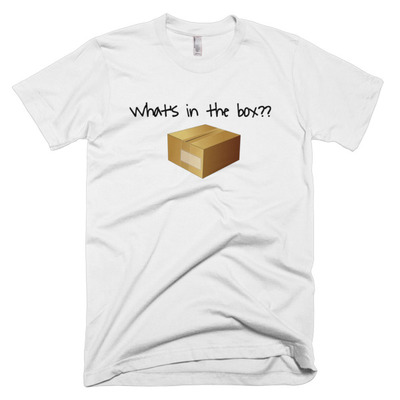 What's in the box? short sleeve men's t-shirt