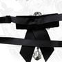Black Or Burgundy Velvet Rhinestone Dangle Wedding Men Pre Tied Bow Tie Neck Tie-4
