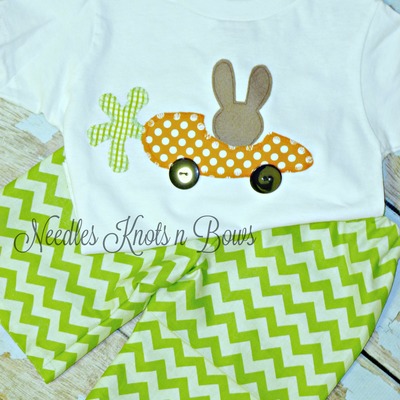 Boys easter outfit, baby boys easter bunny mobile shorts or pants outfit, toddlers, newborn to size 6 - Thumbnail 4