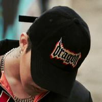 DRAGON ON FIRE BASEBALL CAP - Thumbnail 1