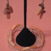 Pink Tones Glass Bracelet Set