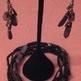 Black & Gray Glass Bracelet Set - Thumbnail 2