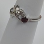 Heart Shape Natural Garnet "ANGEL" Ring 925 Sterling Silver-2