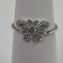 Natural Peridot "BUTTERFLY" Ring 925 Sterling Silver-2