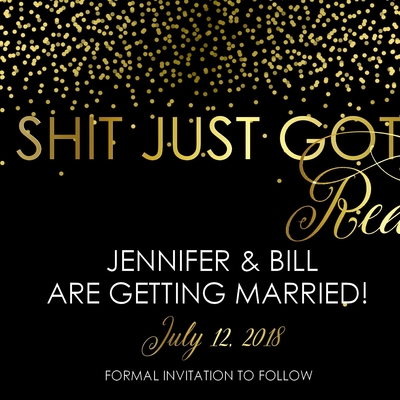 Save the date - shit just got real