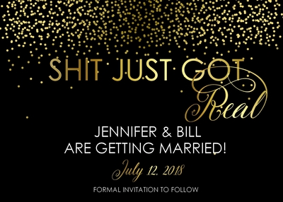 Save The Date - Shit Just Got Real