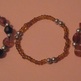 Brown Acrylic Stretch Bracelets - Thumbnail 1