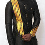 Black and Gold Men's African Clothing African Wear Men's Wear Fashion -1