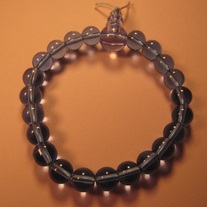 Light Blue Stretchy Glass Bracelet