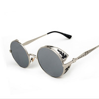 Gothic Round Vintage Sun-Gasses - Thumbnail 1
