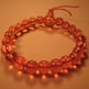 Orange Stretchy Glass Bracelet - Thumbnail 1