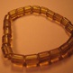 Stretchy Brown Tubes Glass Bracelet - Thumbnail 1