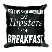 Goths and Punks (Square Pillow)