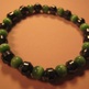 Green Cat's Eye & Hemalyke Bracelet - Thumbnail 1