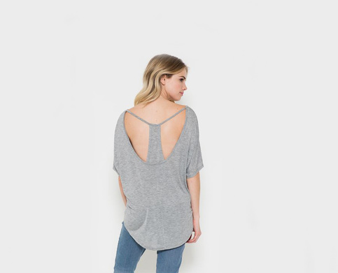 Layered Back T-Shirt (2 Colors)