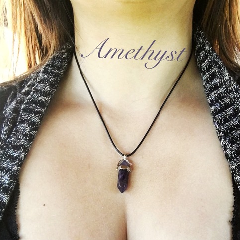 Amethyst Gemstone Necklace 