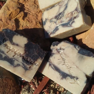 Sexy sandalwood and chocolate soap