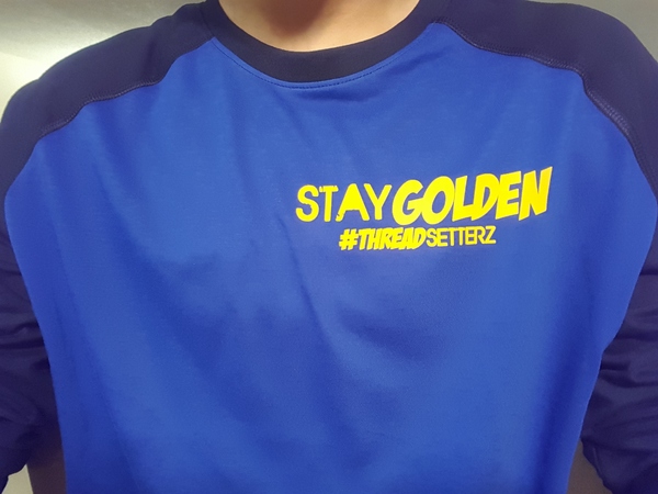 Stay Golden Raglan Tee