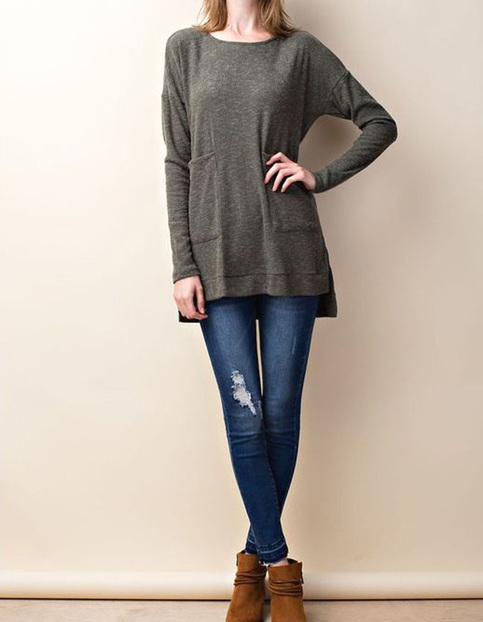 The Olive Blouse