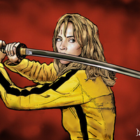 Kill Bill: The Bride - Mounted Canvas Wrap  - Thumbnail 1