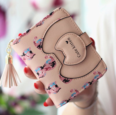 Cute Kitten Cat Wallet Purse