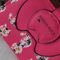 Cute Kitten Cat Wallet Purse - Thumbnail 3