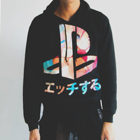 ECCHI PLAYSTATION HOODIE - Thumbnail 1
