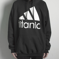 TITANIC HOODIE BLACK - Thumbnail 1