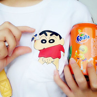 CRAYON SHIN-CHAN POCKET TEE  - Thumbnail 2