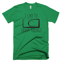 I Like to Shoot things Short sleeve men's t-shirt - Thumbnail 2