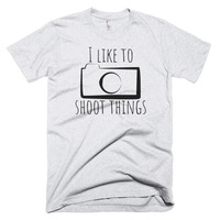 I Like to Shoot things Short sleeve men's t-shirt - Thumbnail 3