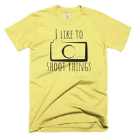 I Like to Shoot things Short sleeve men's t-shirt - Thumbnail 6