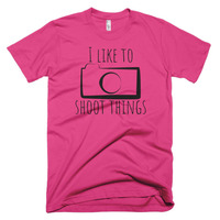 I Like to Shoot things Short sleeve men's t-shirt - Thumbnail 7