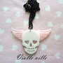 Skull with wings necklaces-3