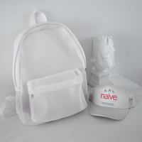 MESH BACKPACK WHITE - Thumbnail 3