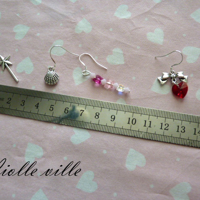 Magic wand earrings