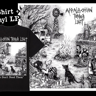 Appalachian terror unit - "we don't need them" lp + shirt 