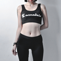 CANNABIS CROP TANK BLACK - Thumbnail 3