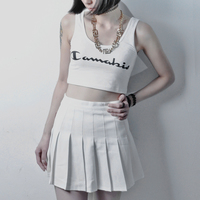 CANNABIS CROP TANK WHITE - Thumbnail 3